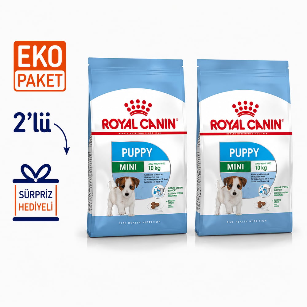 Royal Canin Mini Puppy Yavru Kuru Köpek Maması 2 Kg X 2'li Eko Paket 