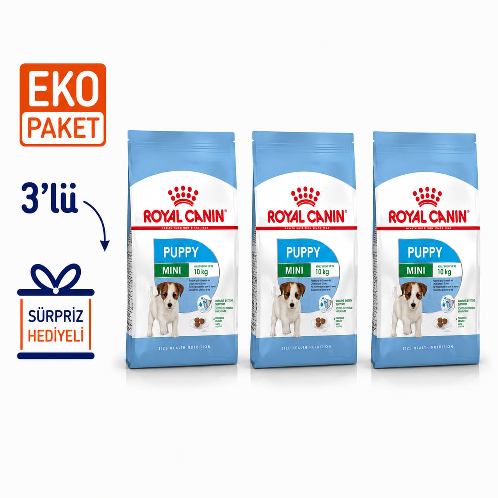 Royal Canin Mini Puppy Yavru Kuru Köpek Maması 2 Kg X 3'lü Eko Paket 