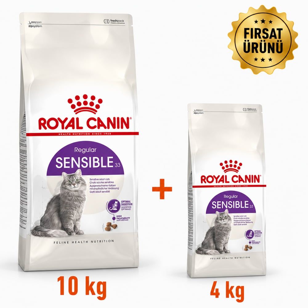 Royal Canin Sensible Kuru Kedi Maması 10 Kg + 4 Kg Fırsat Ürünü 