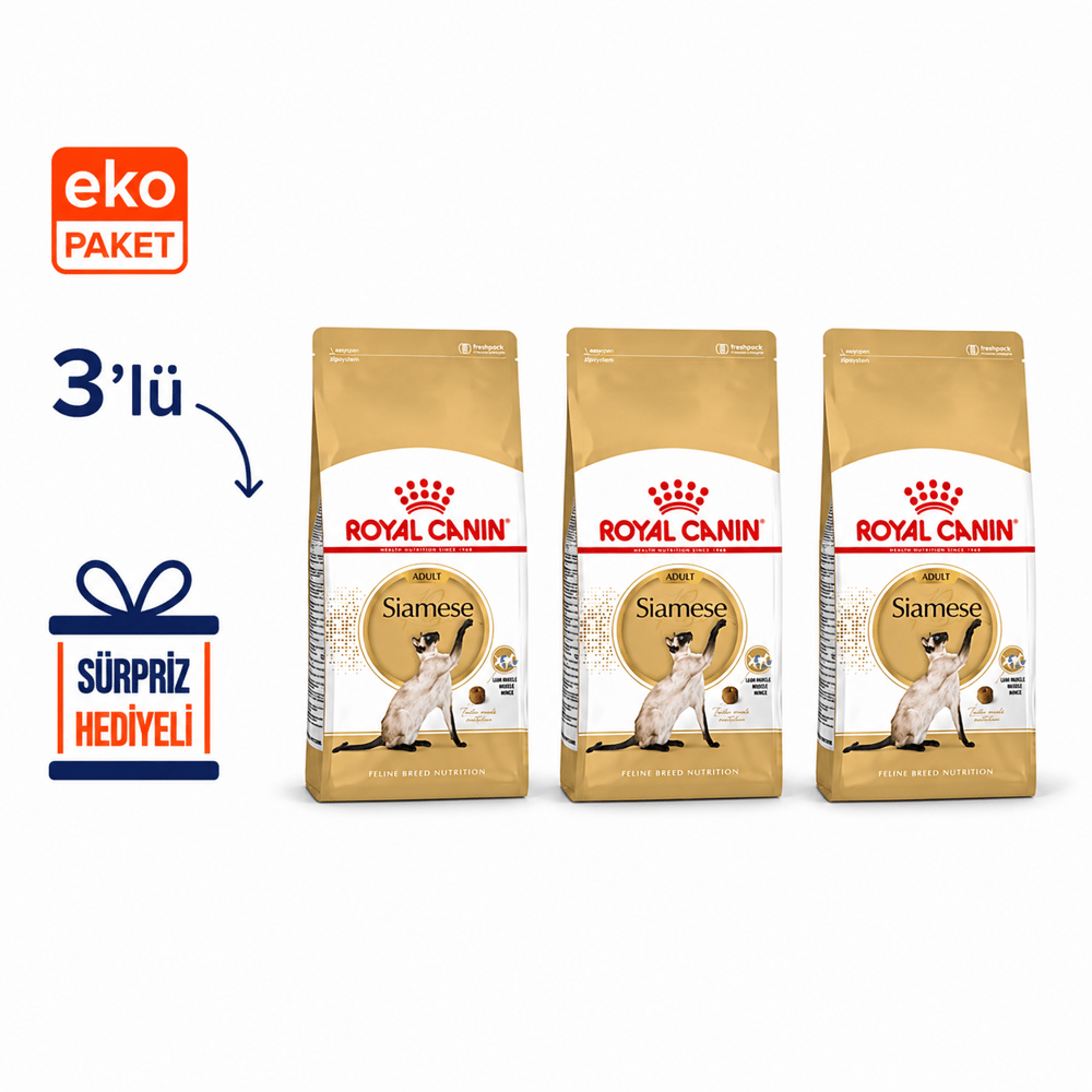 Royal Canine Siamese 38 Kuru Kedi Maması 2 Kg X 3'lü Eko Paket 