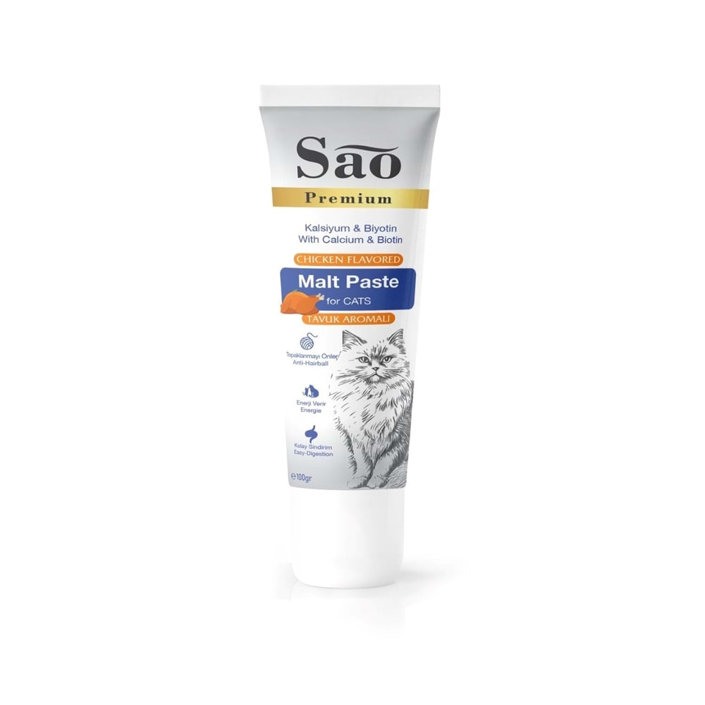 SAO PREMİUM CHICKEN FLAVORED MALT PASTE 100  GR