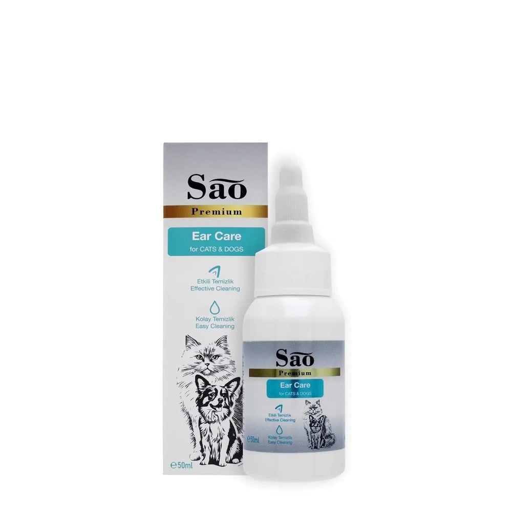 SAO PREMIUM EAR CARE FOR CATS & DOGS 50 ML