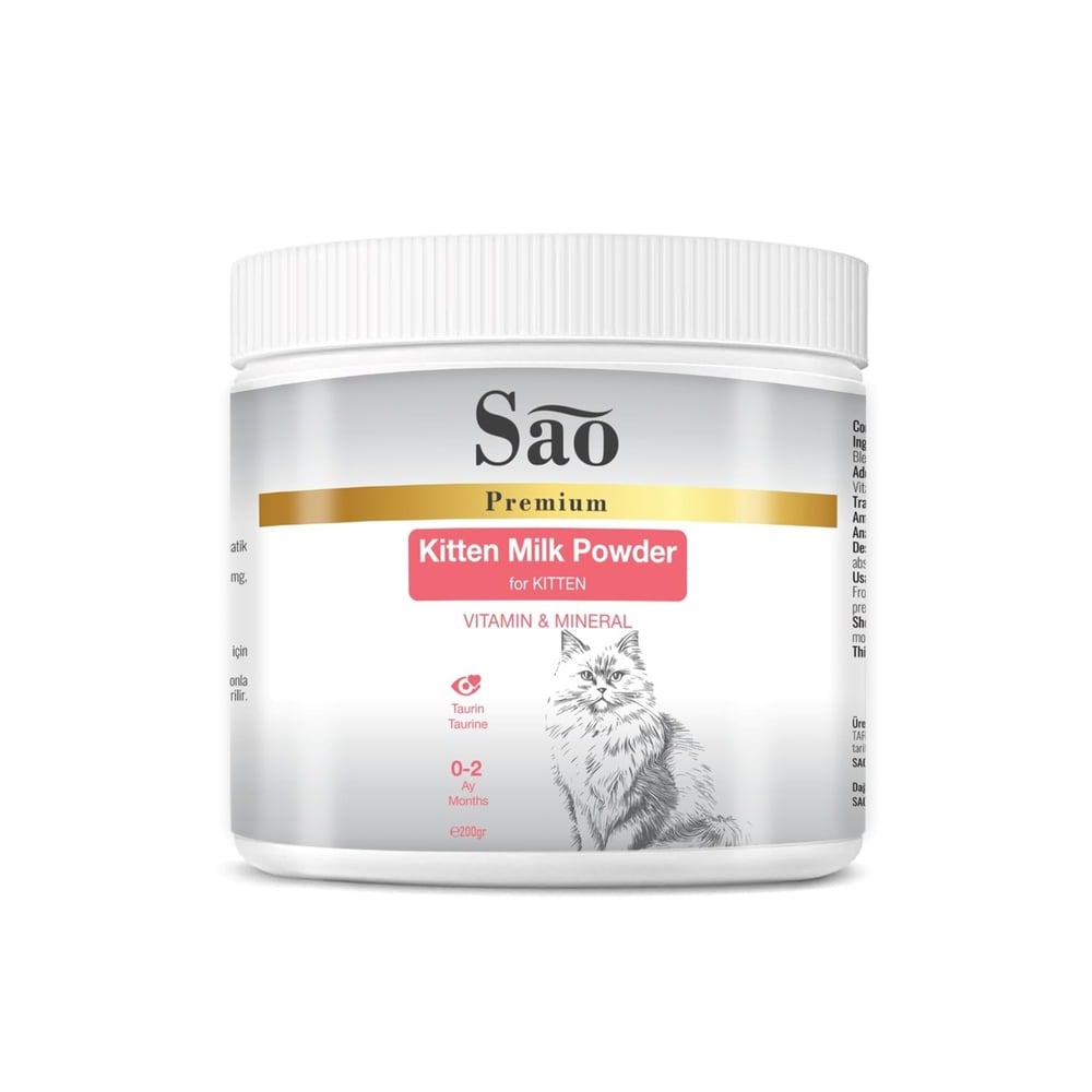 SAO PREMİUM KİTTEN MİLK POWDER FOR KITTEN 200 GR