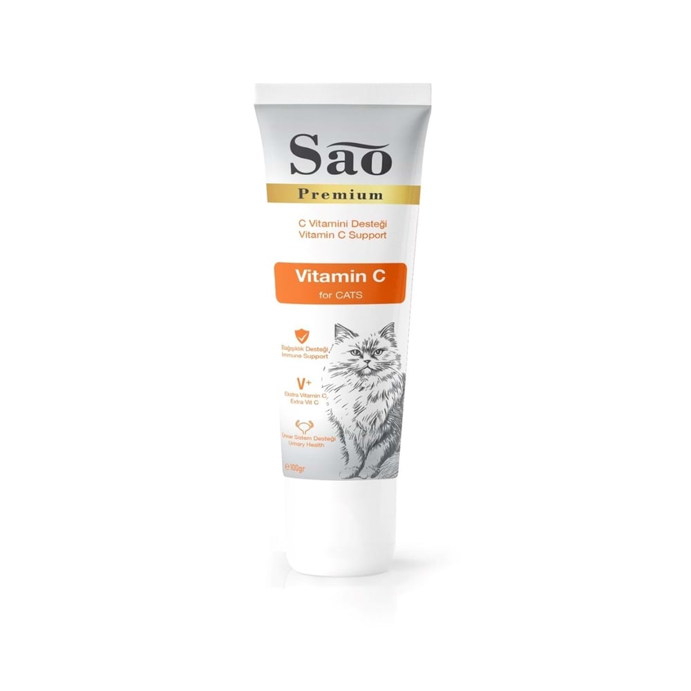 SAO PREMİUM VİTAMİN C FOR CATS 100 GR 