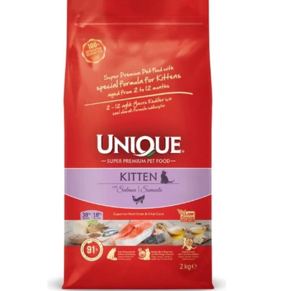 Unique Somonlu Yavru Kedi Maması 1,5 Kg