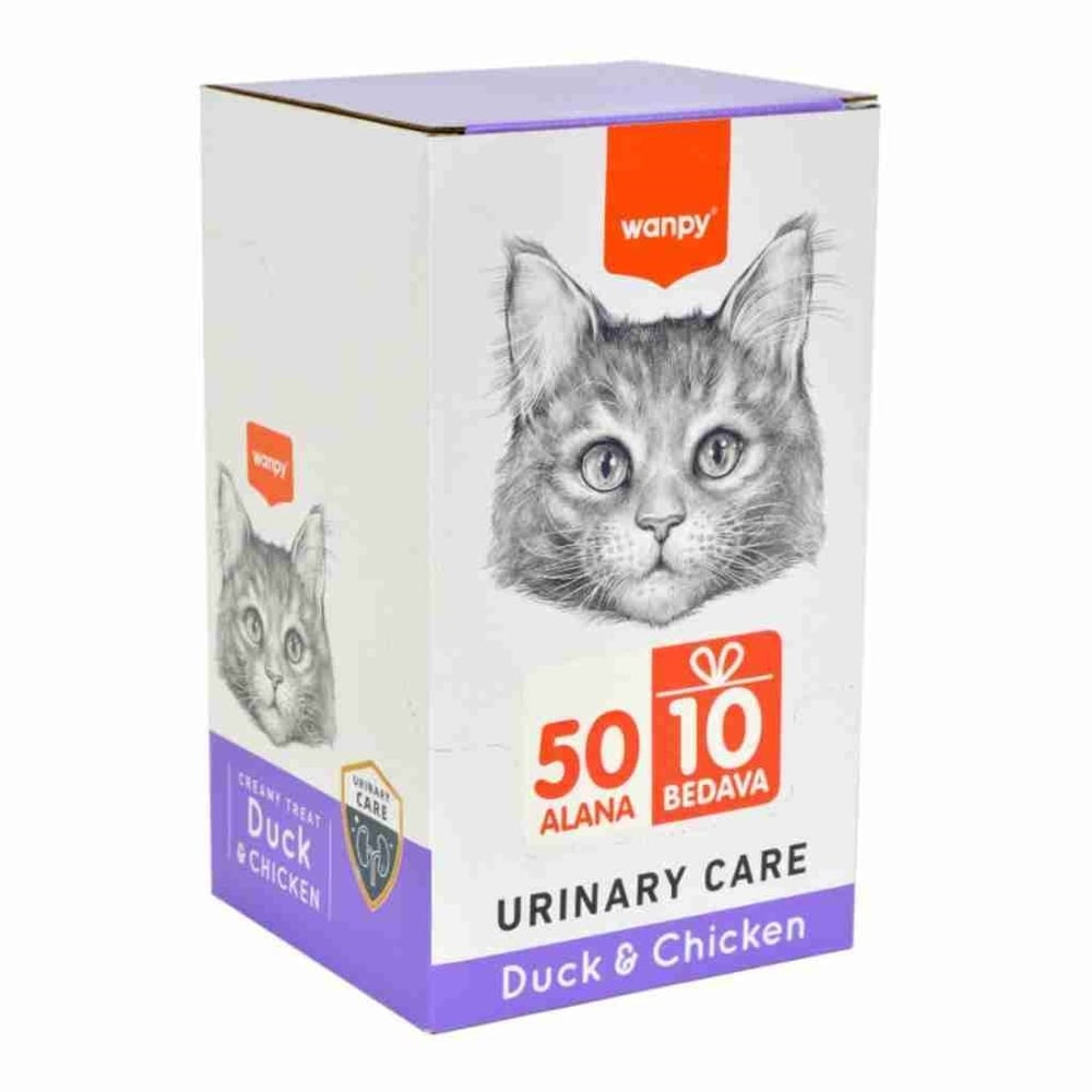 Wanpy Urinary Care Ördekli ve Tavuklu Krema Kedi Ödül Maması 14gr (60 AL 50 ÖDE)