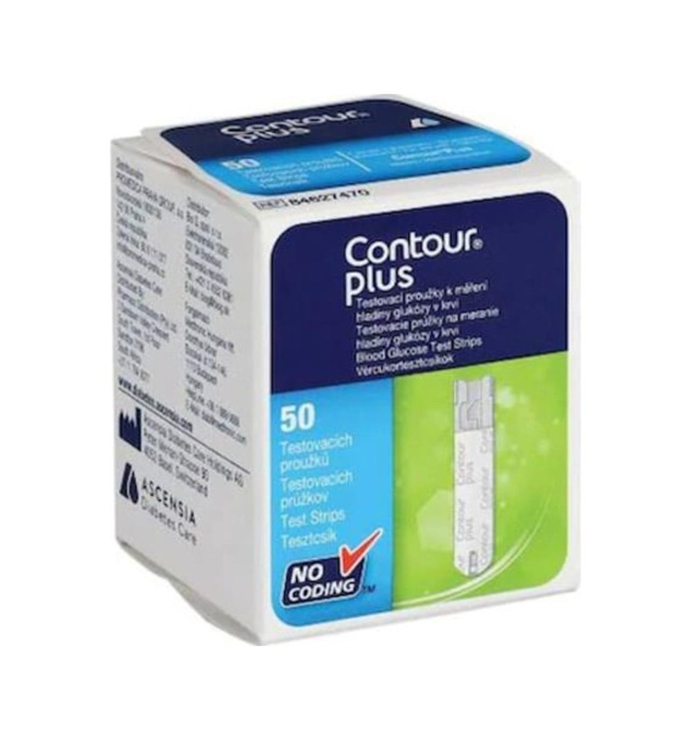 Contour Plus Test Stripleri-50'Li