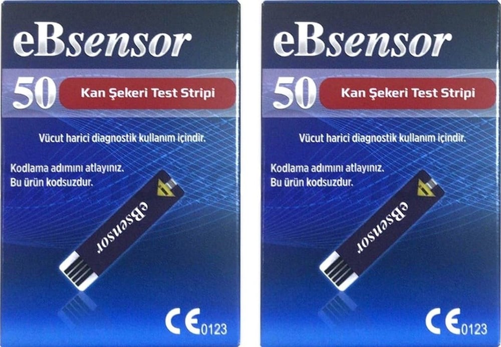 eBsensor Seker Olçüm Çubuğu Strip 2 x 50