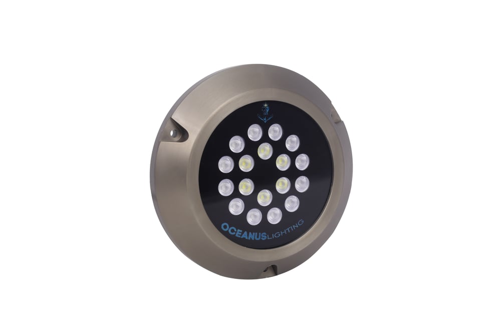 18 LED Su Altı Aydınlatma Lambası Çift Renk (Alüminyum)