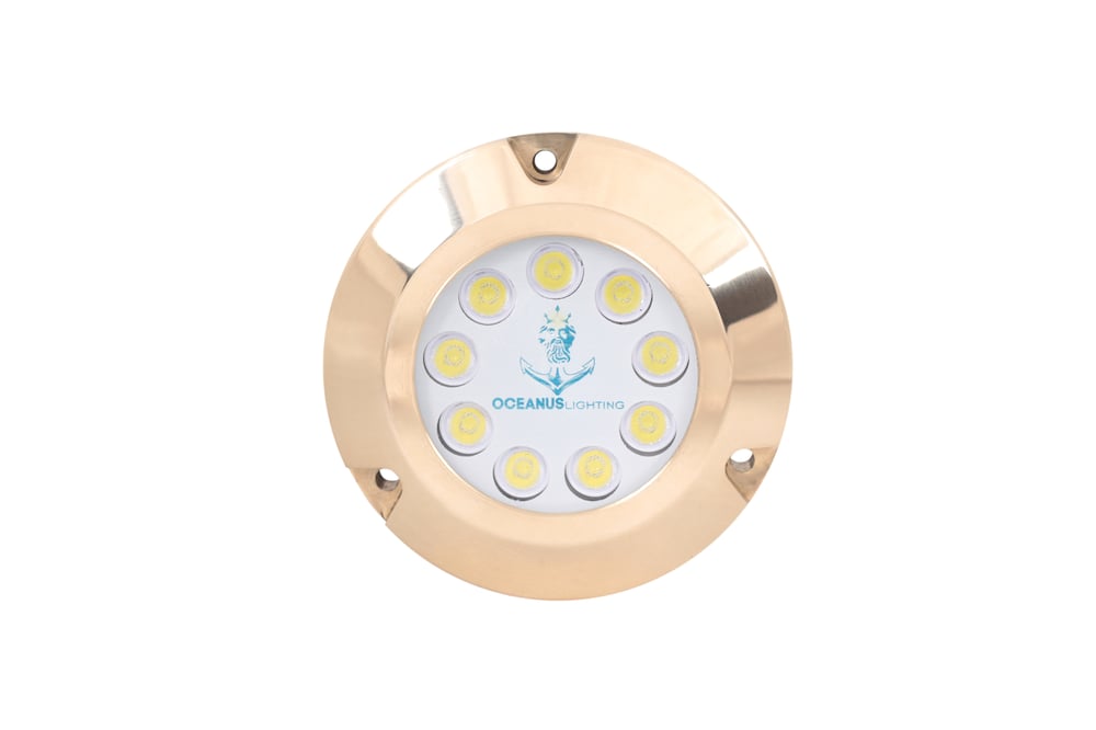 9 LED Su Altı Aydınlatma Lambası (Bronz RF7)