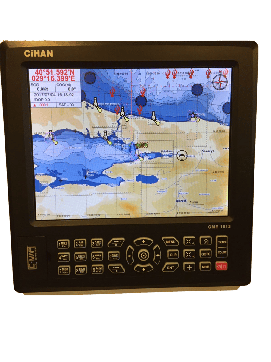 CME 1512 Gps/Chartplotter Ekran