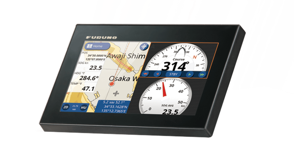 GP-1871F GPS/Chartplotter/Chirp Fishfinder Ekran