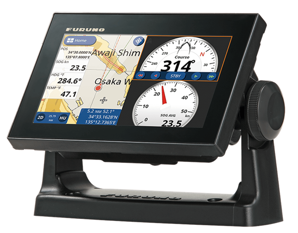 GP-1871F GPS/Chartplotter/Chirp Fishfinder Ekran