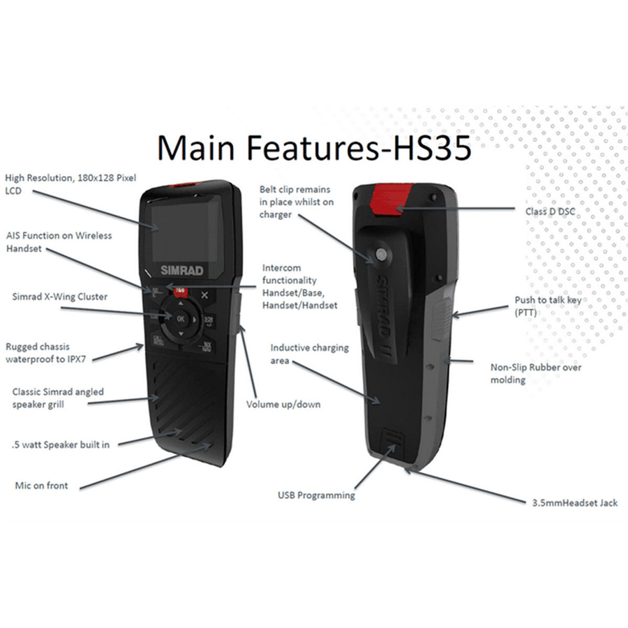 HS 35 VHF Wireless Handset