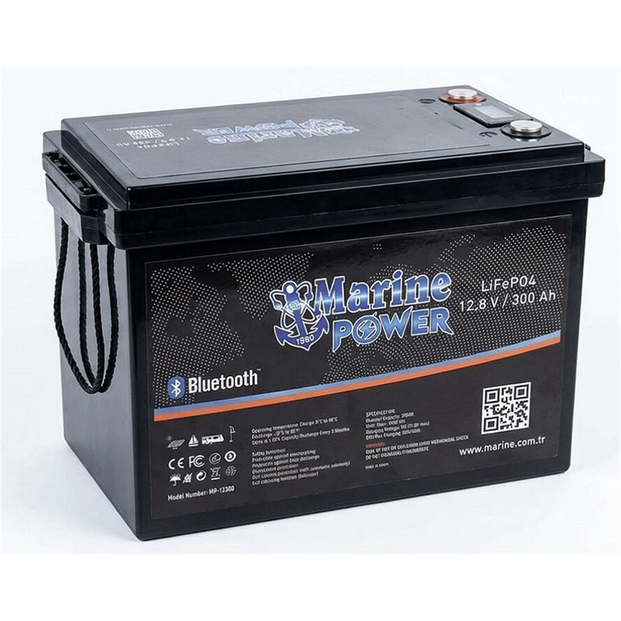 Lityum LiFePO4 12V/300Ah 6000Cycle Akü (Monitör+Bluetooth)