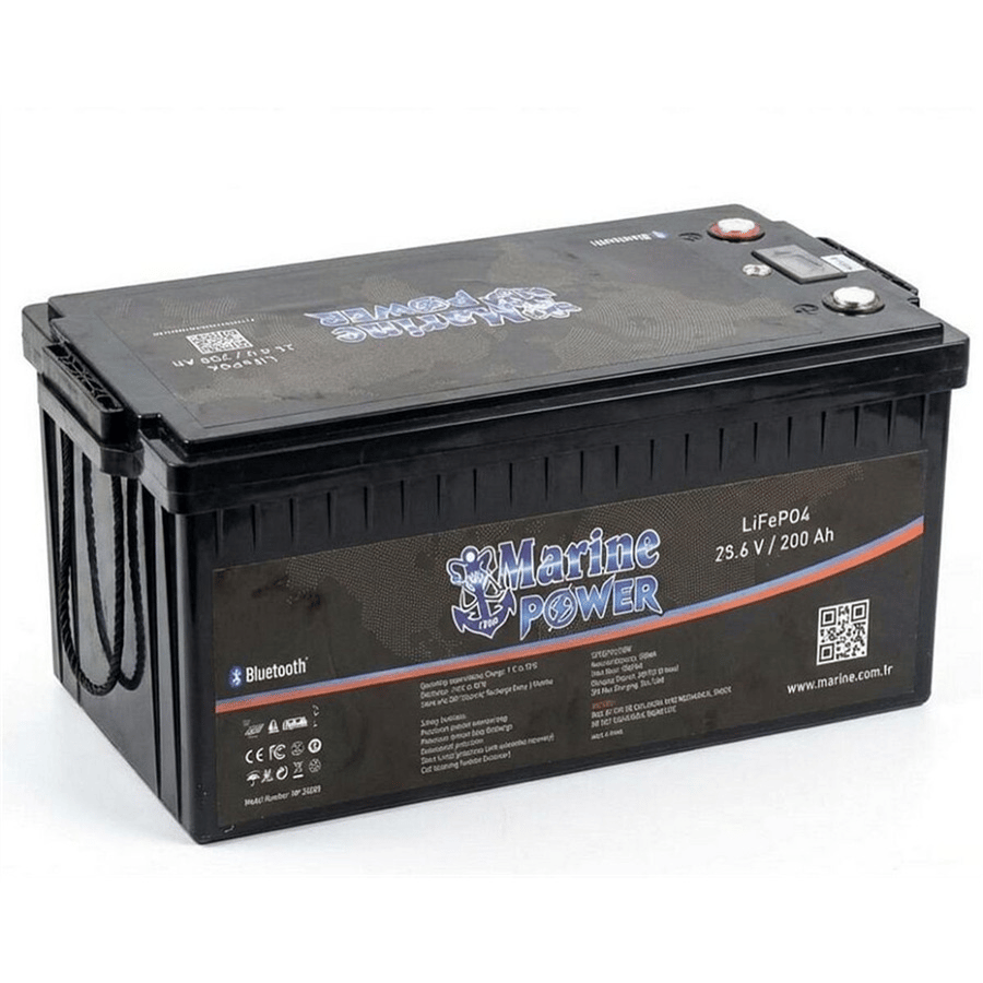 Lityum LiFePO4 24V/200Ah Akü (Bluetooth+Monitör)