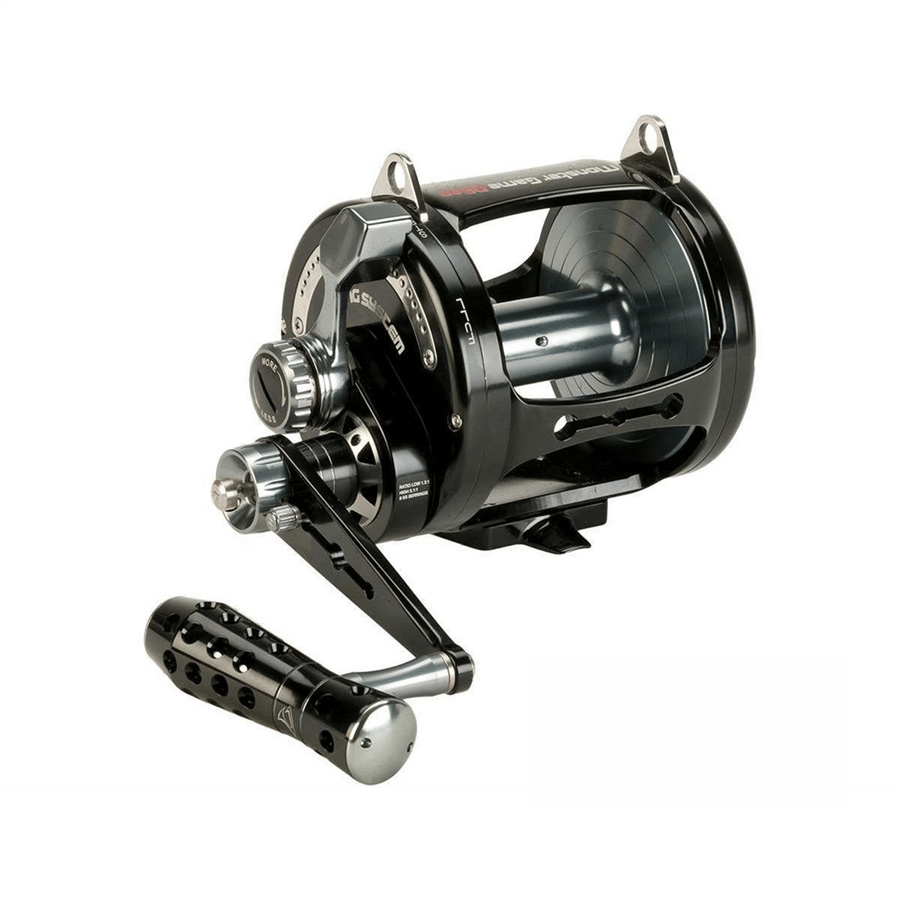 Monster Game PE20 II-Speed Black/Gray Trolling Reel