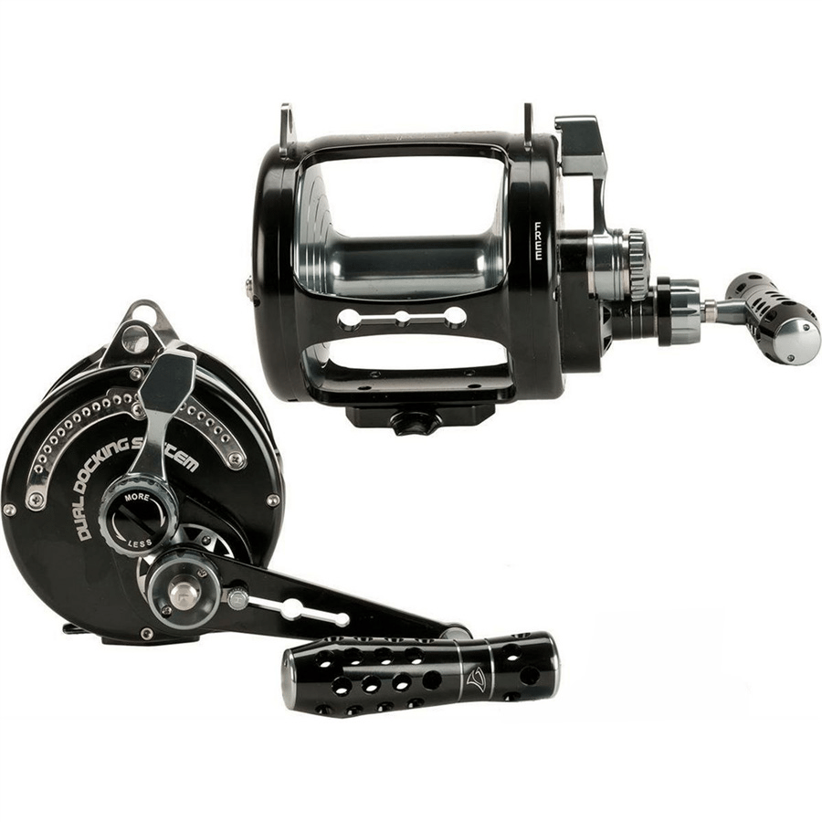 Monster Game PE20 II-Speed Black/Gray Trolling Reel