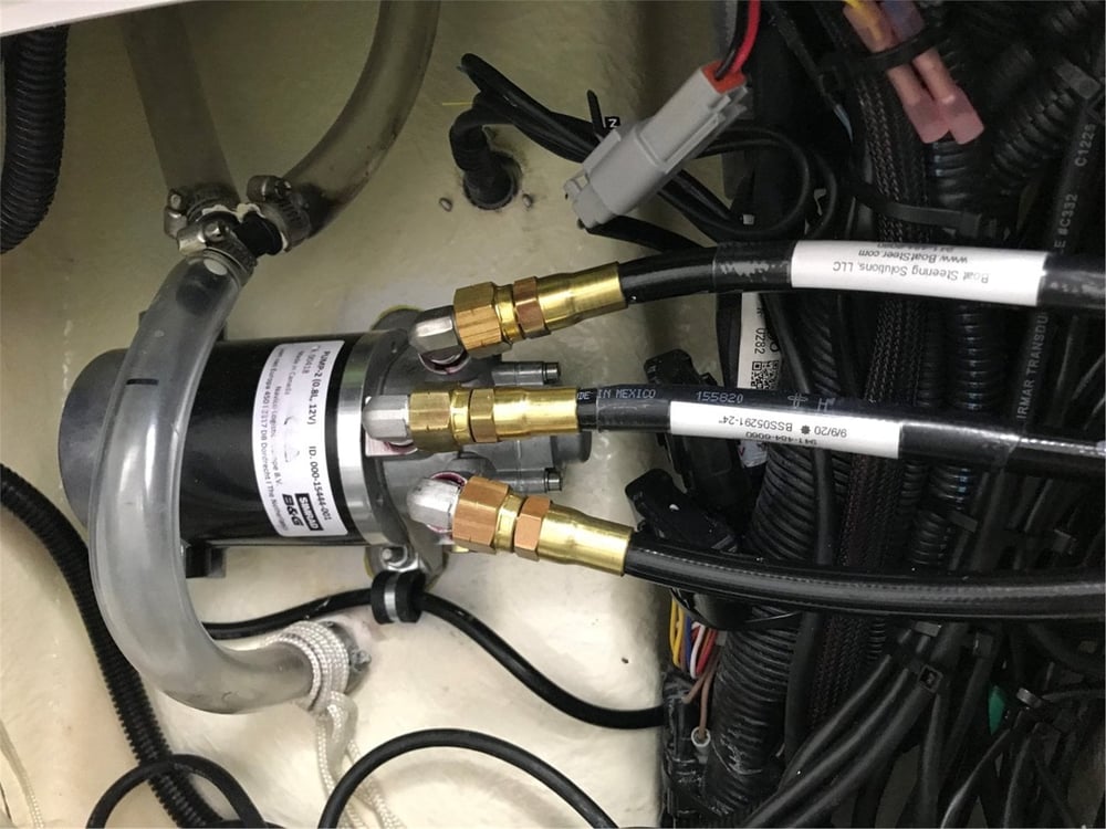 Pump-2 12VDC Geri Dönüşlü Hidrolik Otopilot Pompası