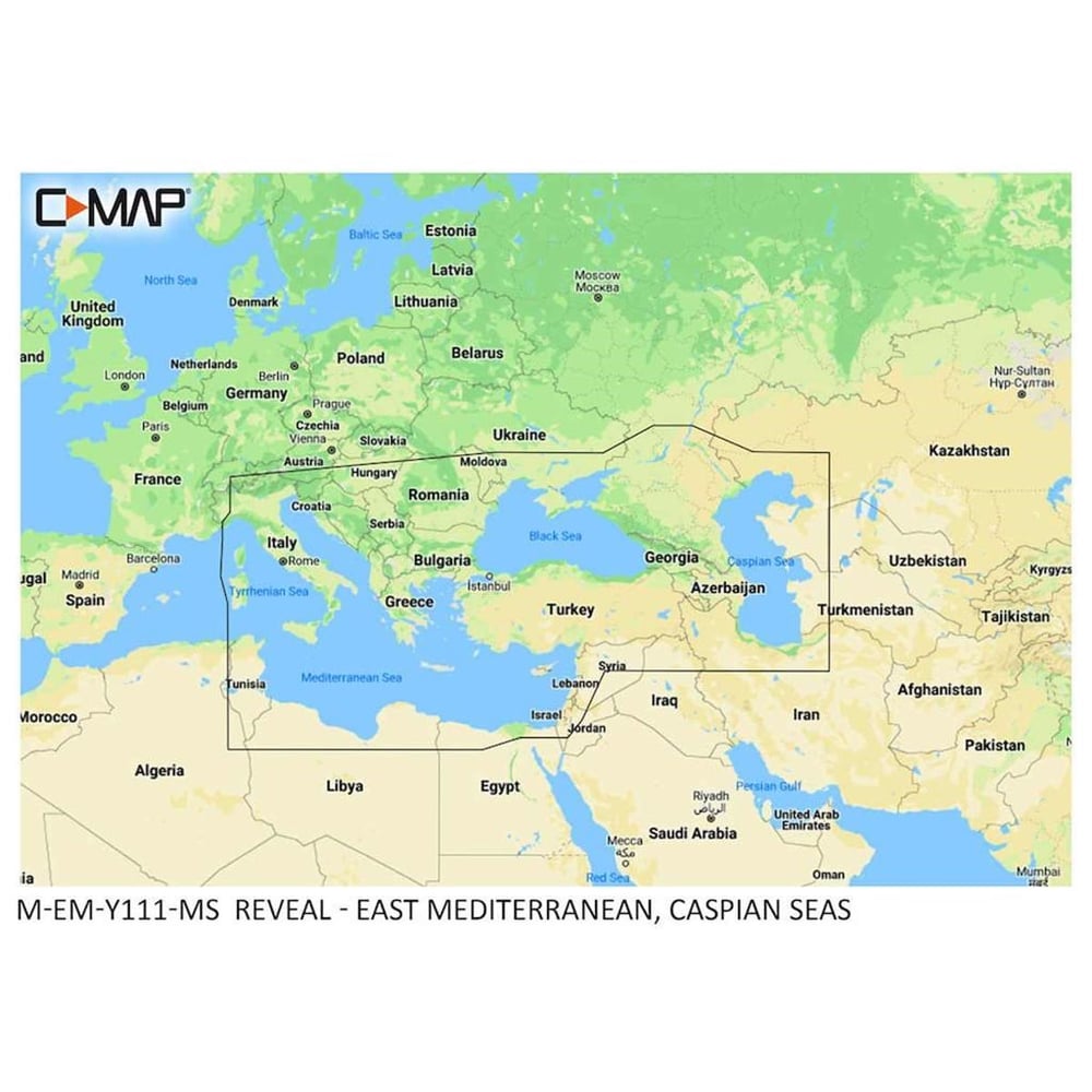 Reveal Wide EAST MEDITERRANEAN,BLACK CASPIAN S. (Sardunya Adası-Tüm Türkiye)