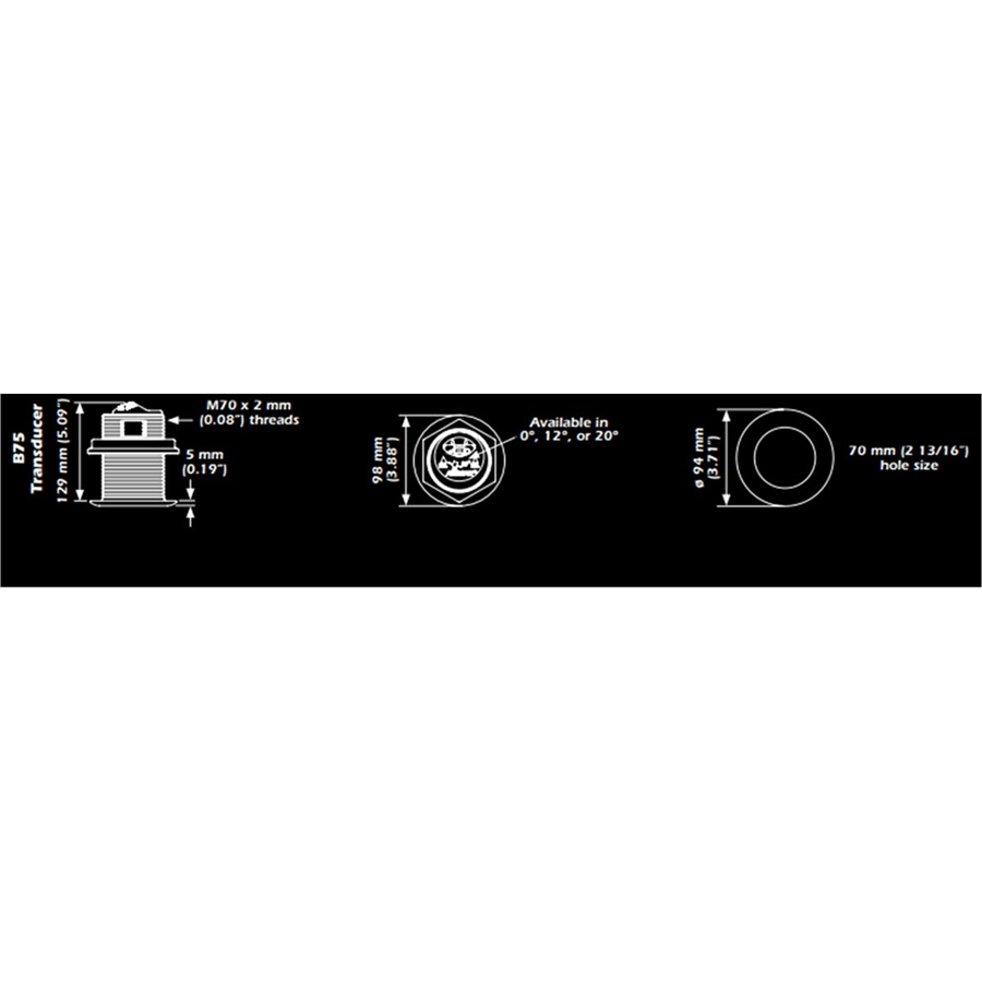 XSonic B75M 20° 600w Chirp Ayna