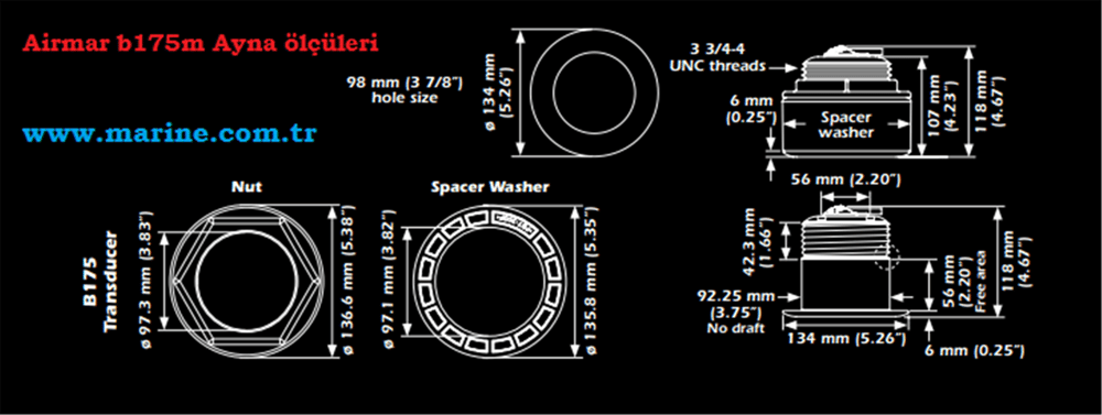 XSonic SS175L 12° 1Kw 40-60kHz Chirp Ayna