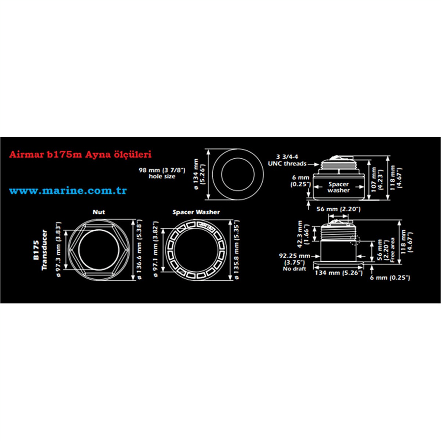 XSonic SS175L 20° 1Kw 40-60kHz Chirp Ayna