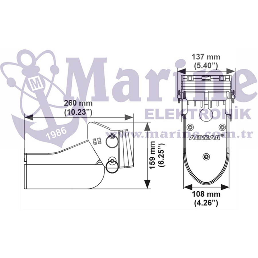 XSonic TM185H-W 1Kw Plastik Chirp Ayna