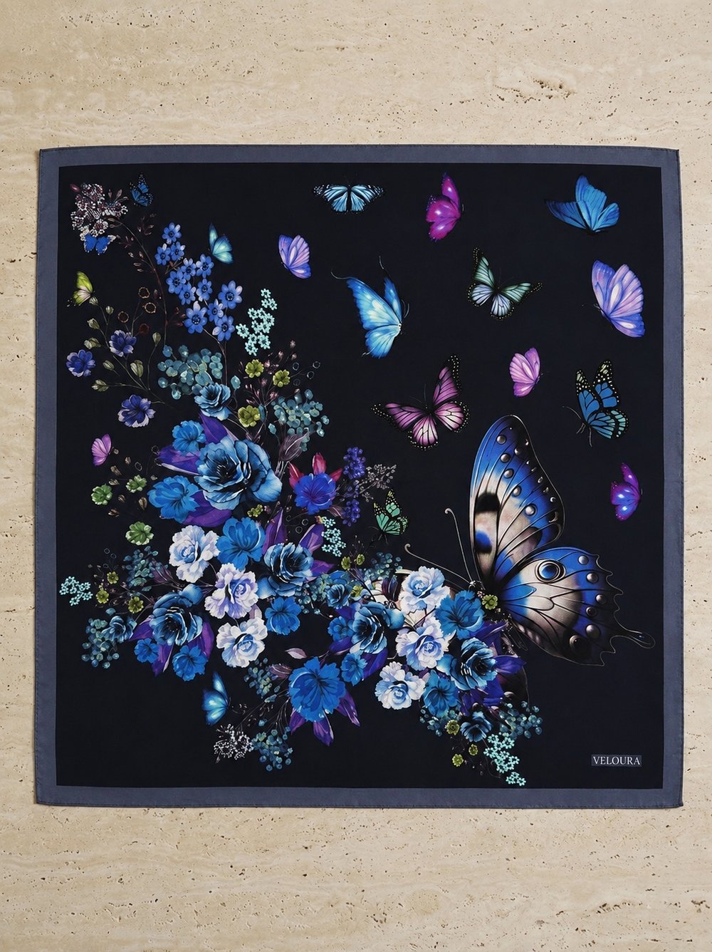 BUTTERFLY %100 İPEK FULAR