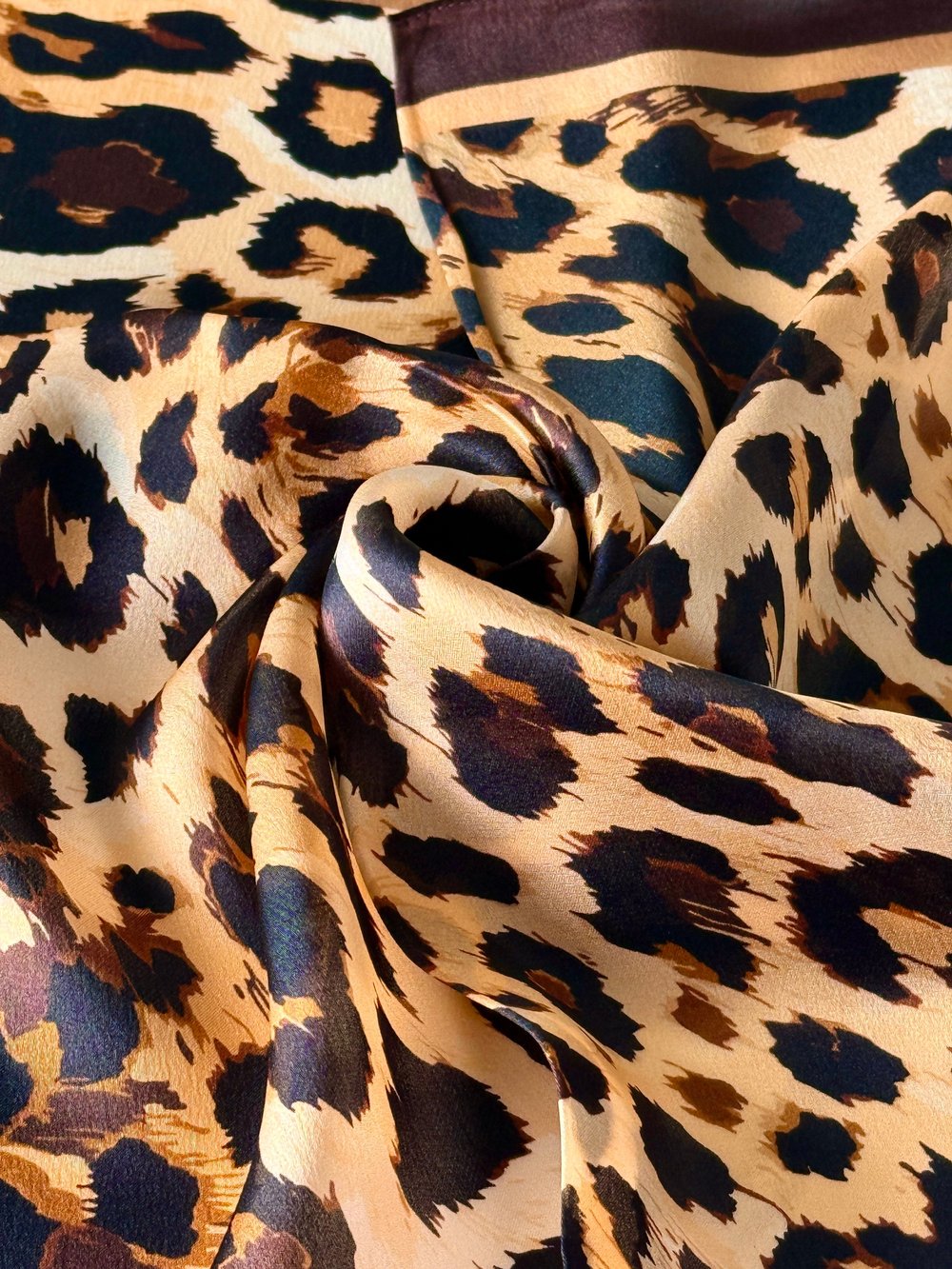 LEOPAR %100 İPEK FULAR