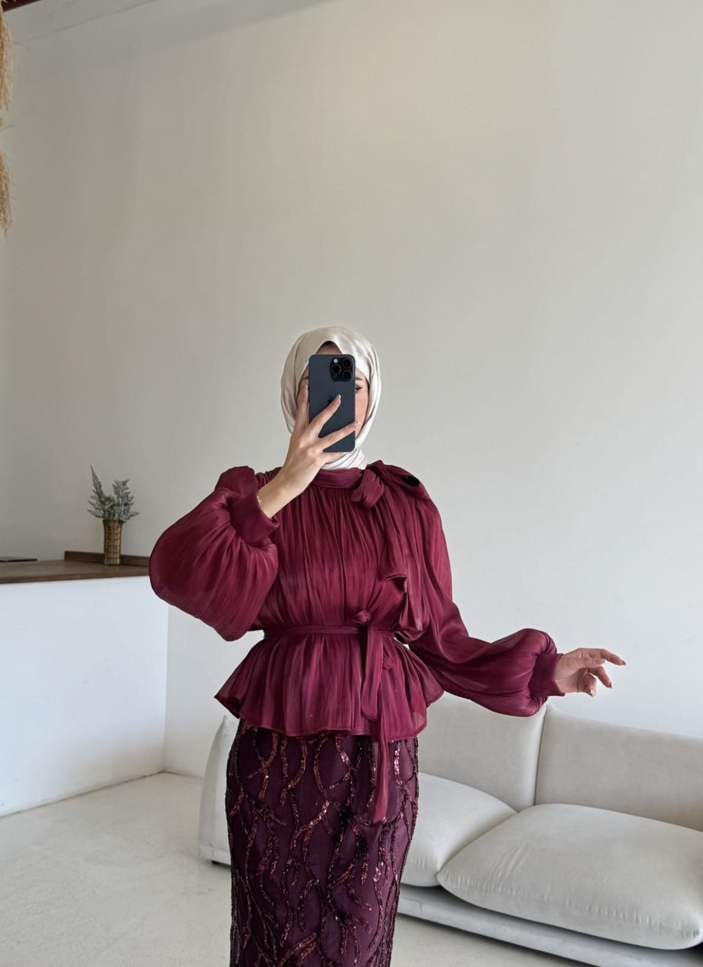 Belinay Takım Bordo