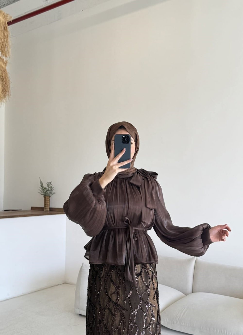 Belinay Takım Kahverengi