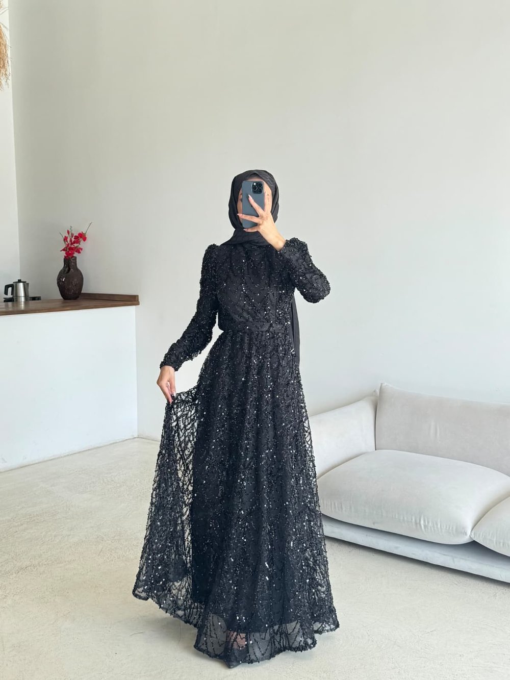 Beril Abiye Siyah 