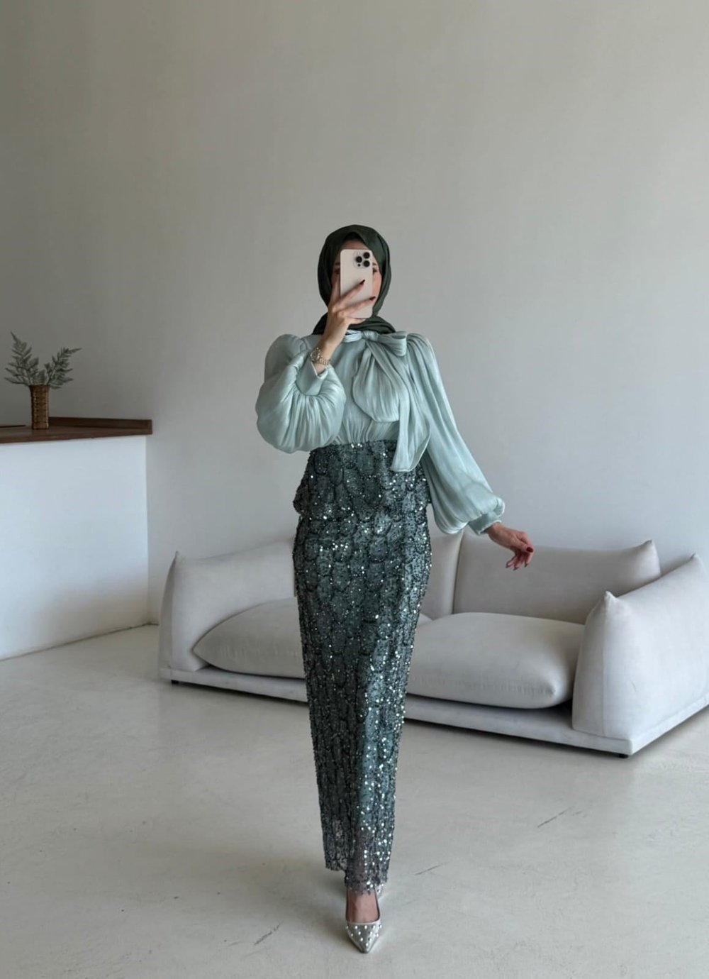 Dilek Takım Mint Yeşili
