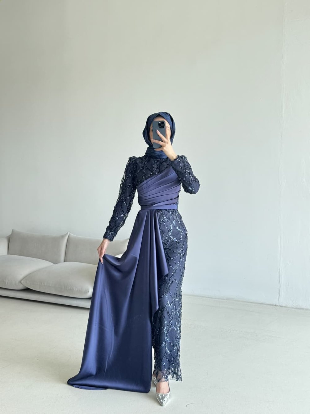 Lavinya Abiye Lacivert