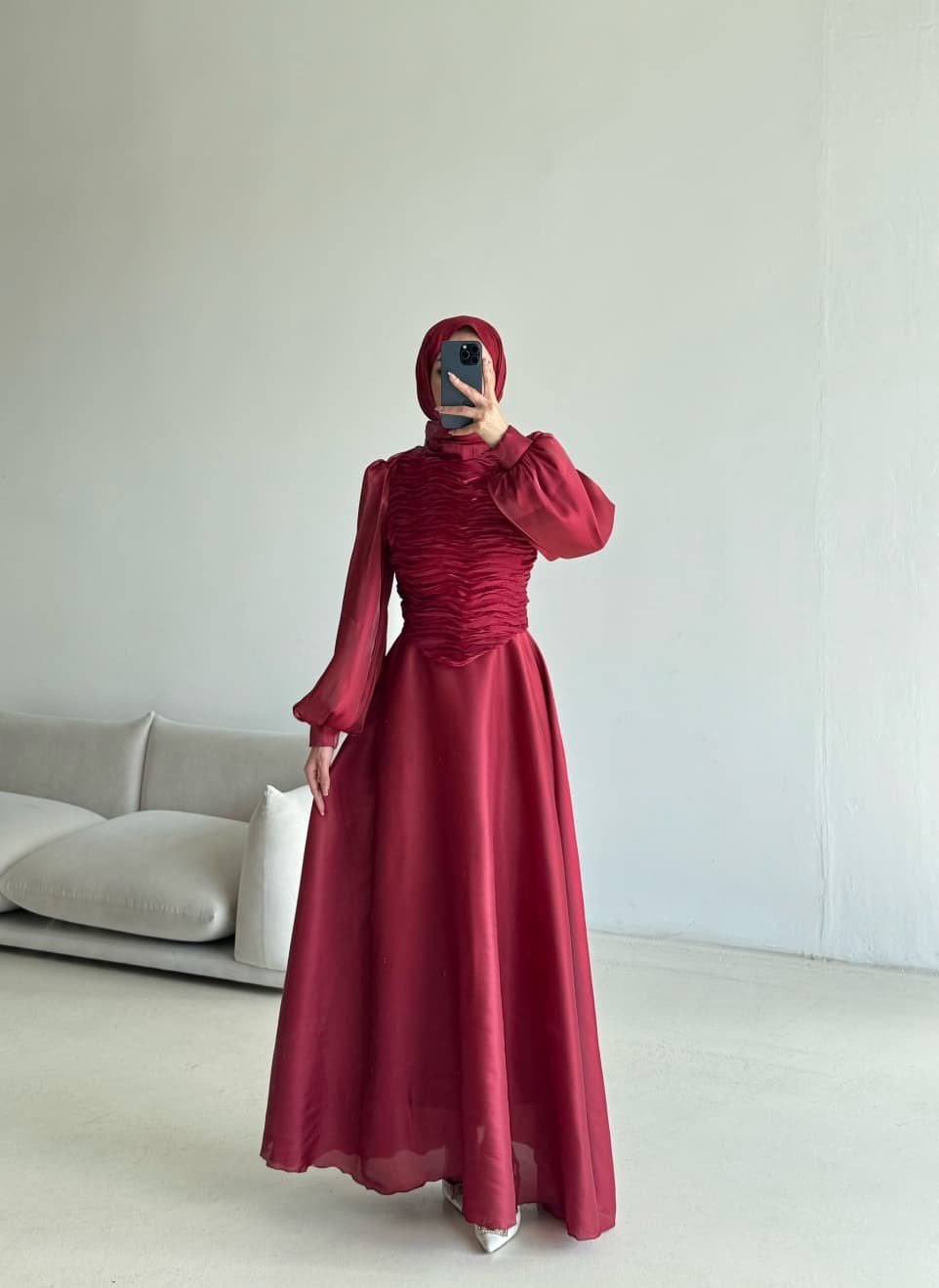Meva Abiye Bordo