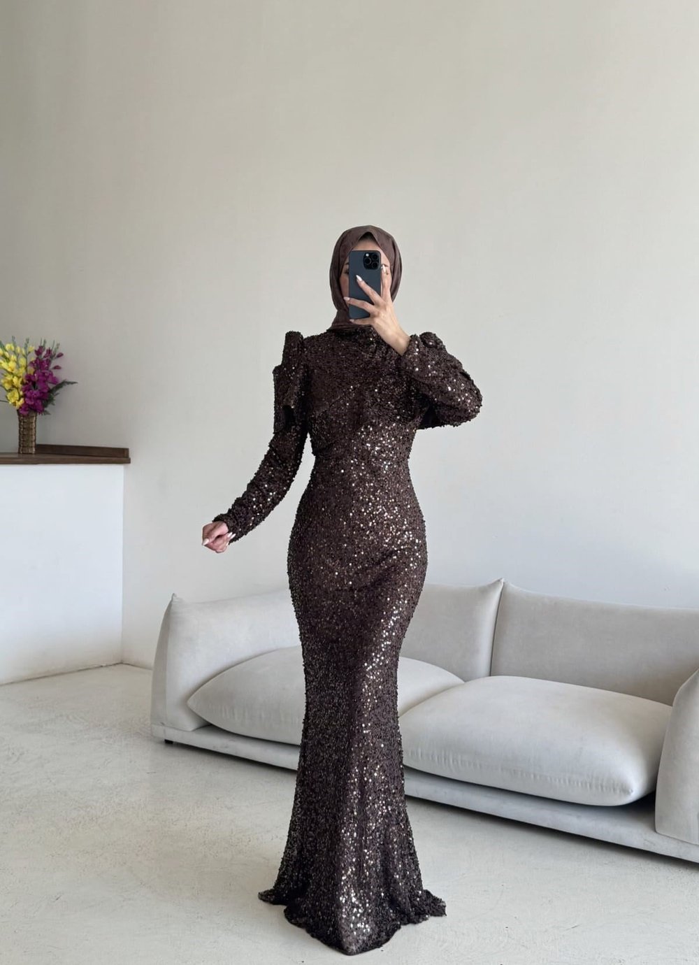 Talya Abiye Kahverengi