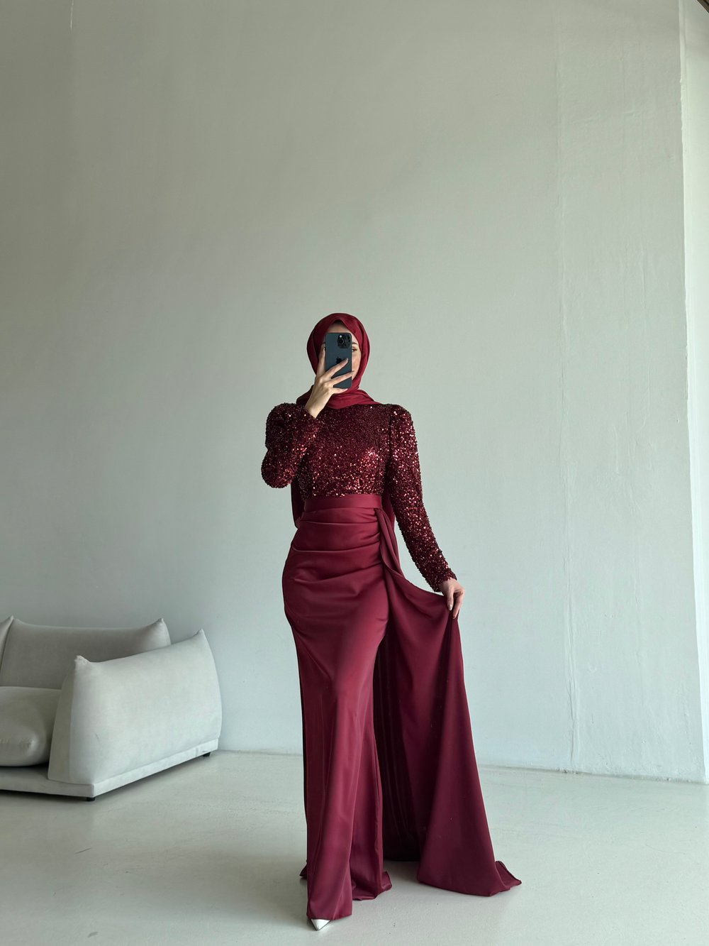 Zeyna Abiye Bordo