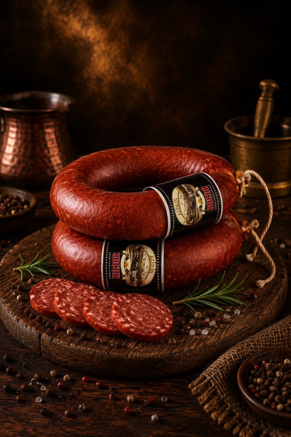 Erzincna Munzur Doğal Kangal 1000 Gr Sucuk +20-20