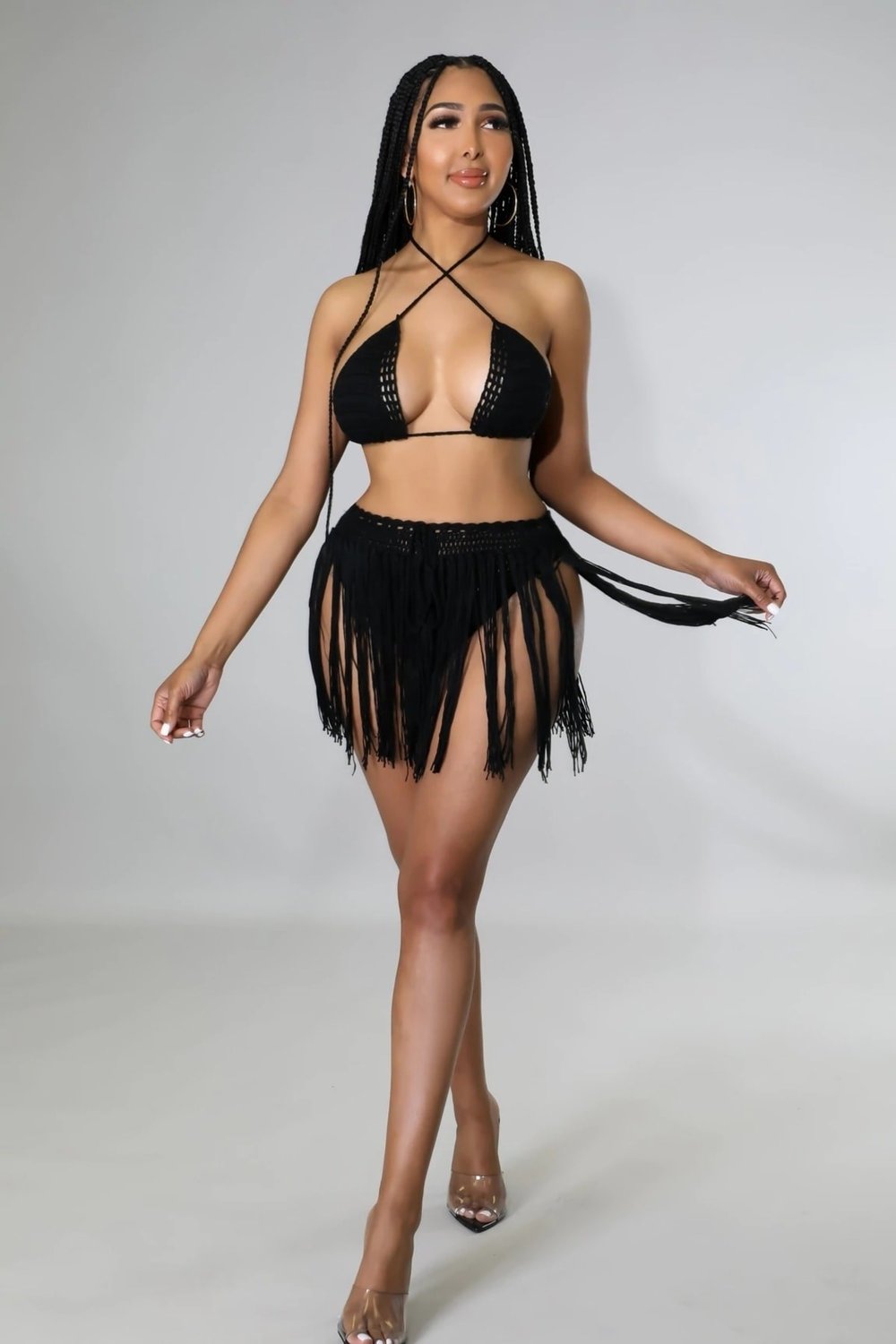 Tığ Örgü Bikini Üstü