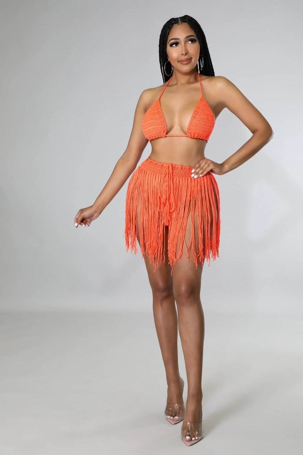 Tığ Örgü Bikini Üstü