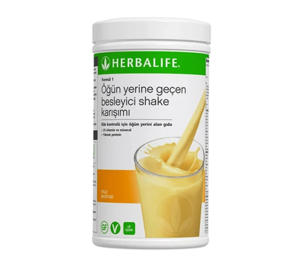 Herbalife Formül 1 Muz Aromalı Öğün Yerine Geçen Besleyici Shake