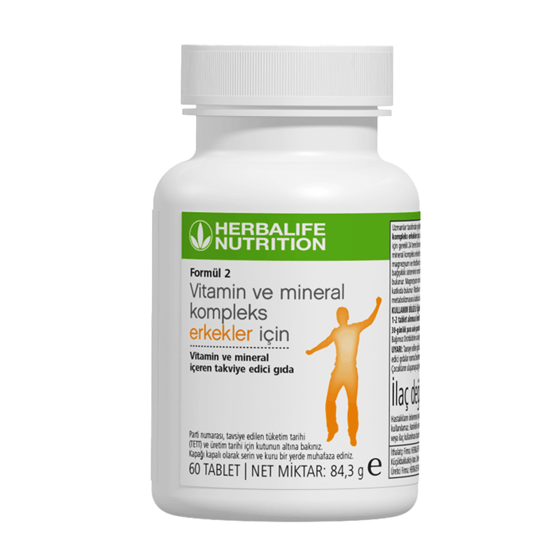 Herbalife Formül 2 Vitamin ve Mineral Kompleks - Erkekler İçin