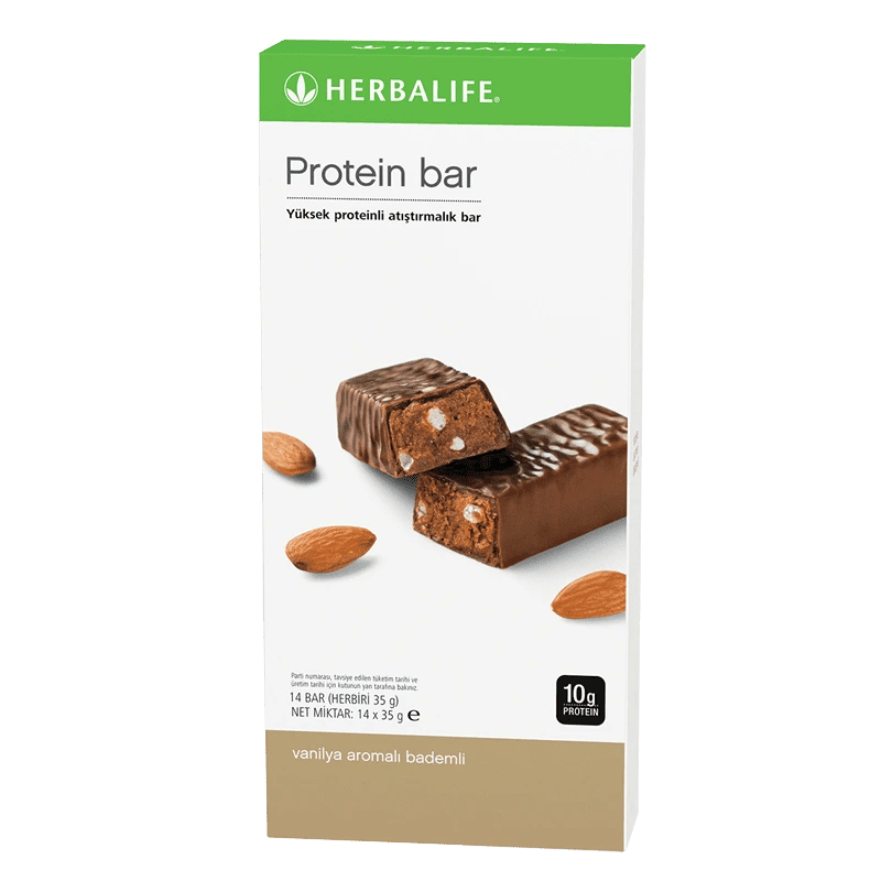Herbalife Protein Bar - Vanilya ve Badem Aromalı (Proteinli Atıştırmalık)