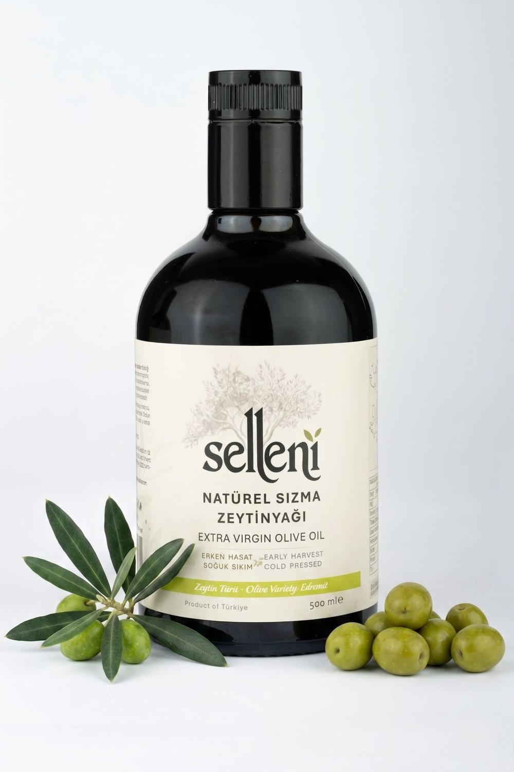 Selleni Erken Hasat Soğuk Sıkım Edremit 500 ml