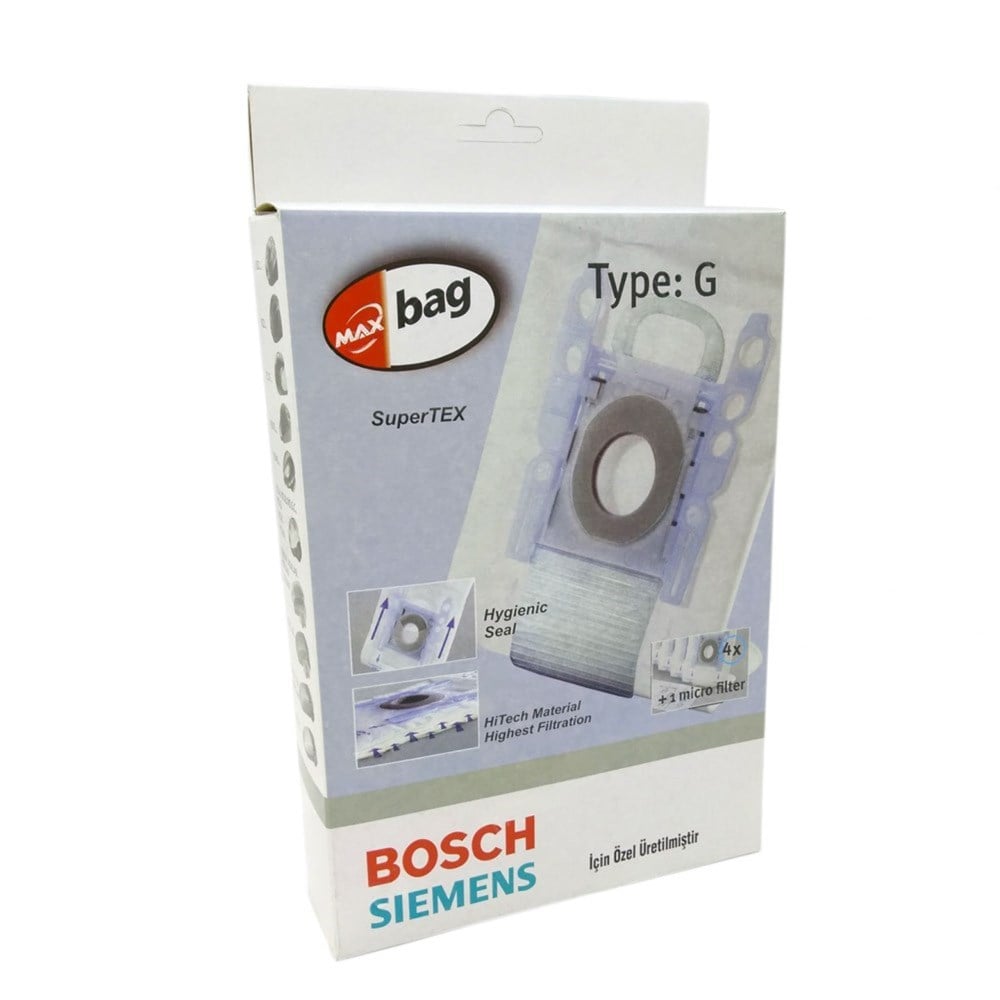 Bosch Uyumlu BBZ 2 AF 1 Elektrikli Süpürge Kutulu Toz Torbası