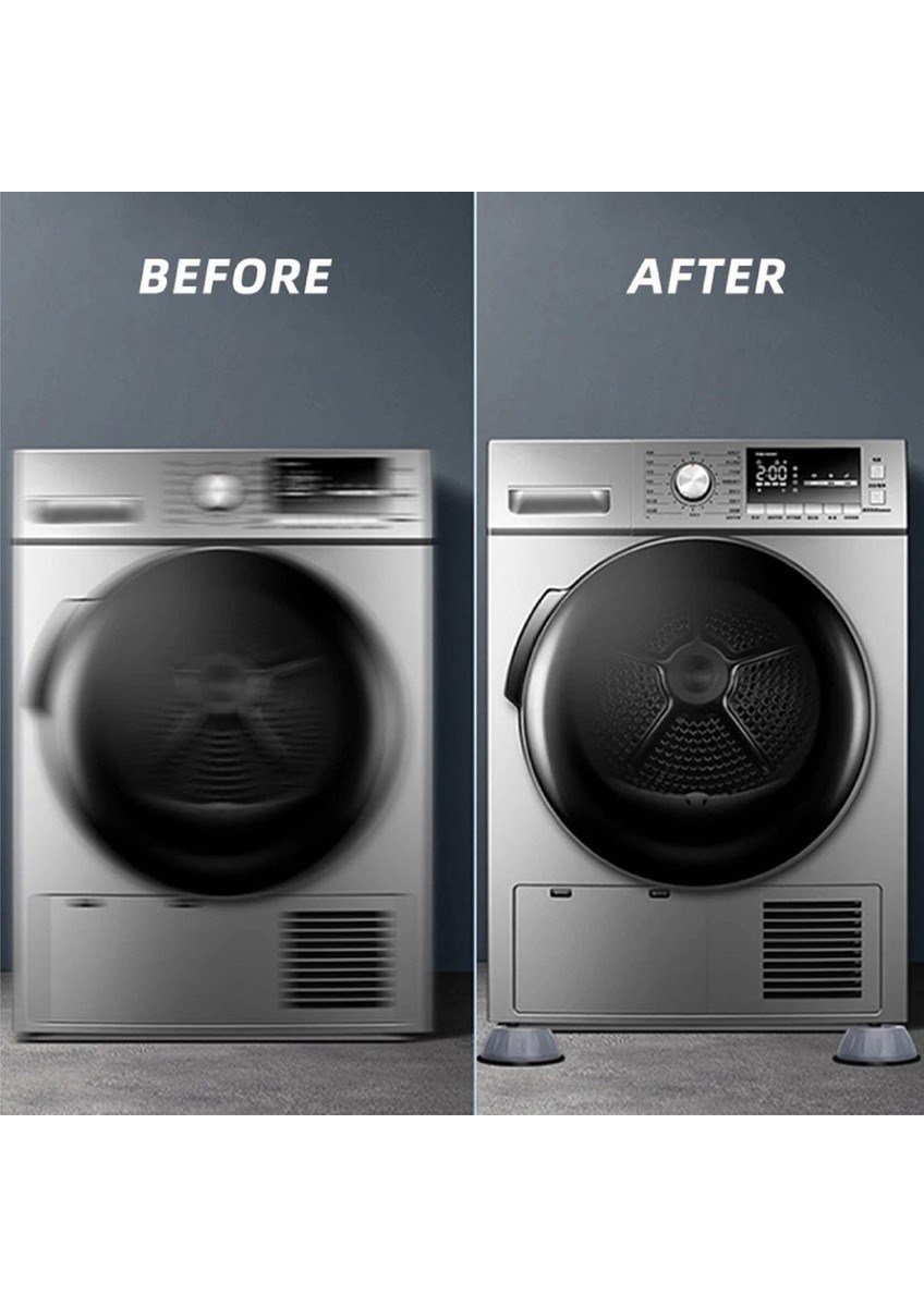 Electrolux Gürültü Engelleyici Ve Kaymaz Titreşim Önleyici Kauçuk Ayak Pedleri Çamaşır Makinesi Stoper