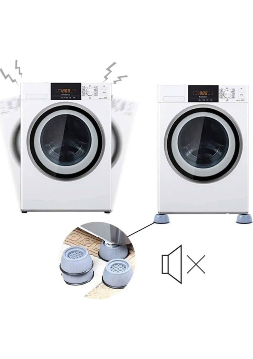 Electrolux Gürültü Engelleyici Ve Kaymaz Titreşim Önleyici Kauçuk Ayak Pedleri Çamaşır Makinesi Stoper