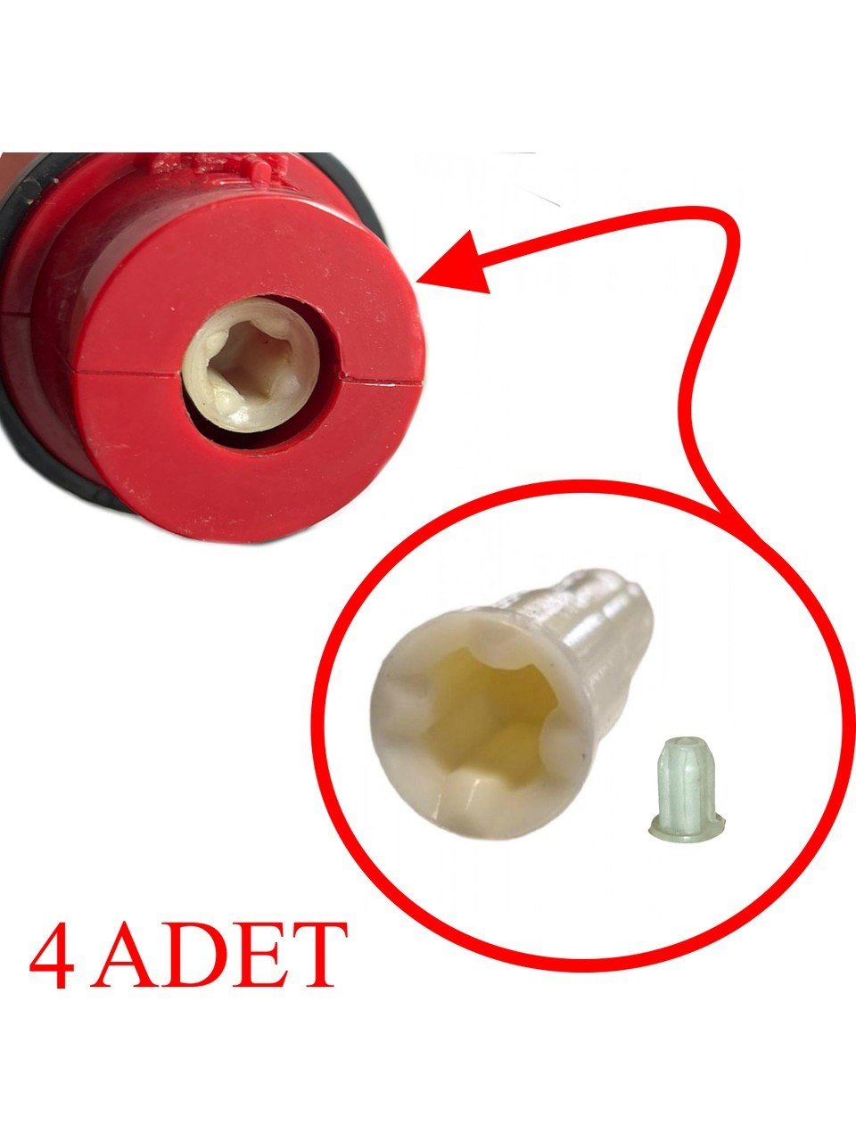 Fakir Sms 4181B 1500W Blender Seti Kavrama Motor Dişlisi ve Karşılığı  4 Adet