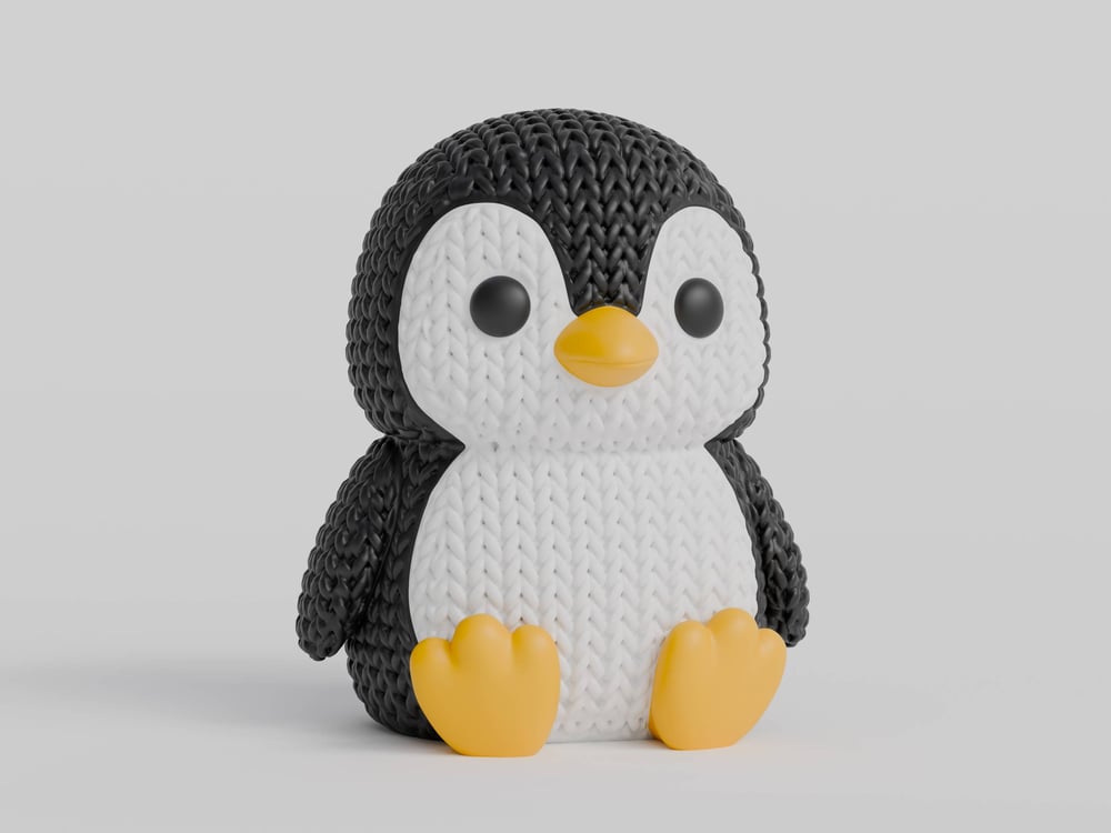 Örgü Penguen - Dekoratif Figür